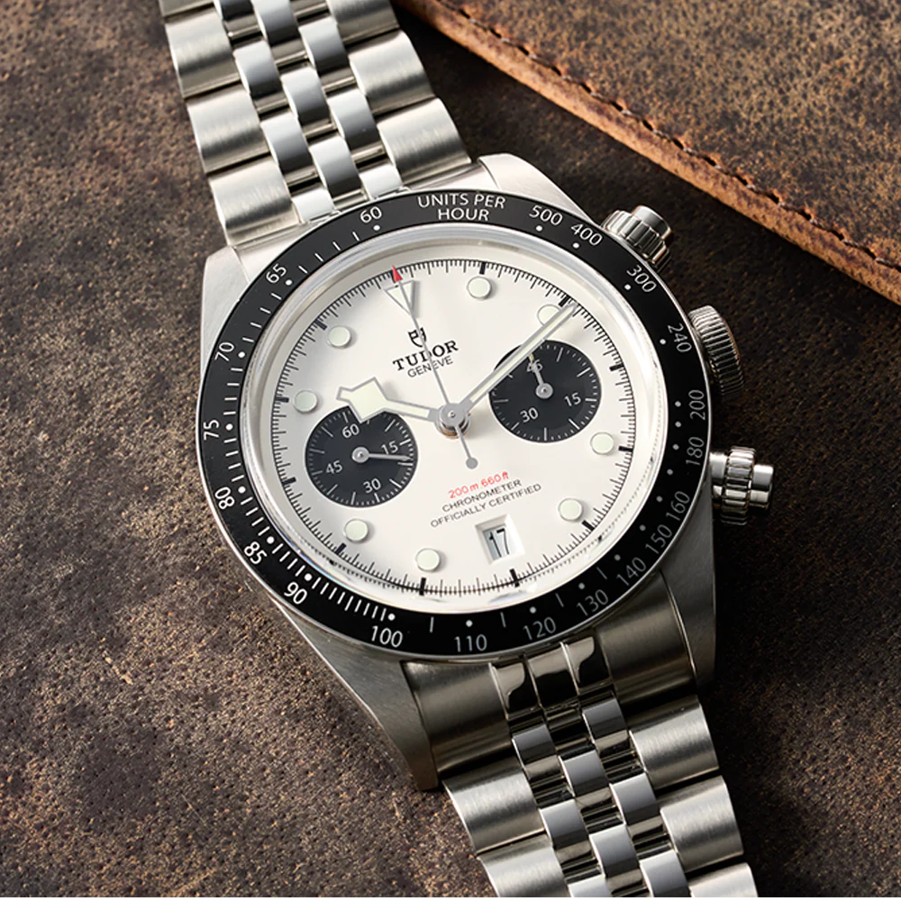 Black Bay Chrono 41mm - White on 5-Link Bracelet - Image 2