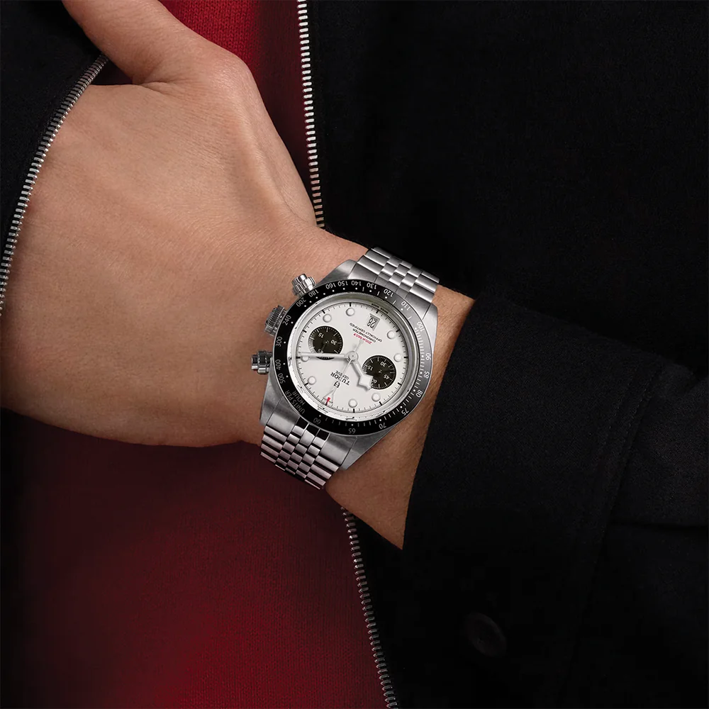 Black Bay Chrono 41mm - White on 5-Link Bracelet - Image 4