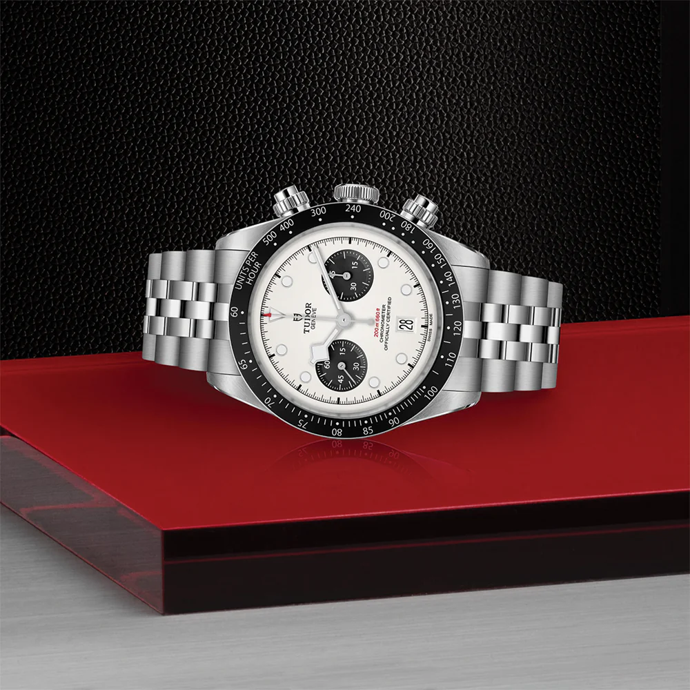 Black Bay Chrono 41mm - White on 5-Link Bracelet - Image 5