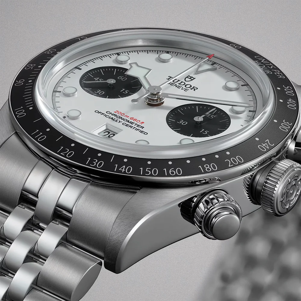 Black Bay Chrono 41mm - White on 5-Link Bracelet - Image 7