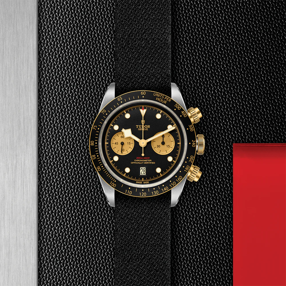 Black Bay Chrono S&G 41mm - Black on Fabric Strap - Image 2