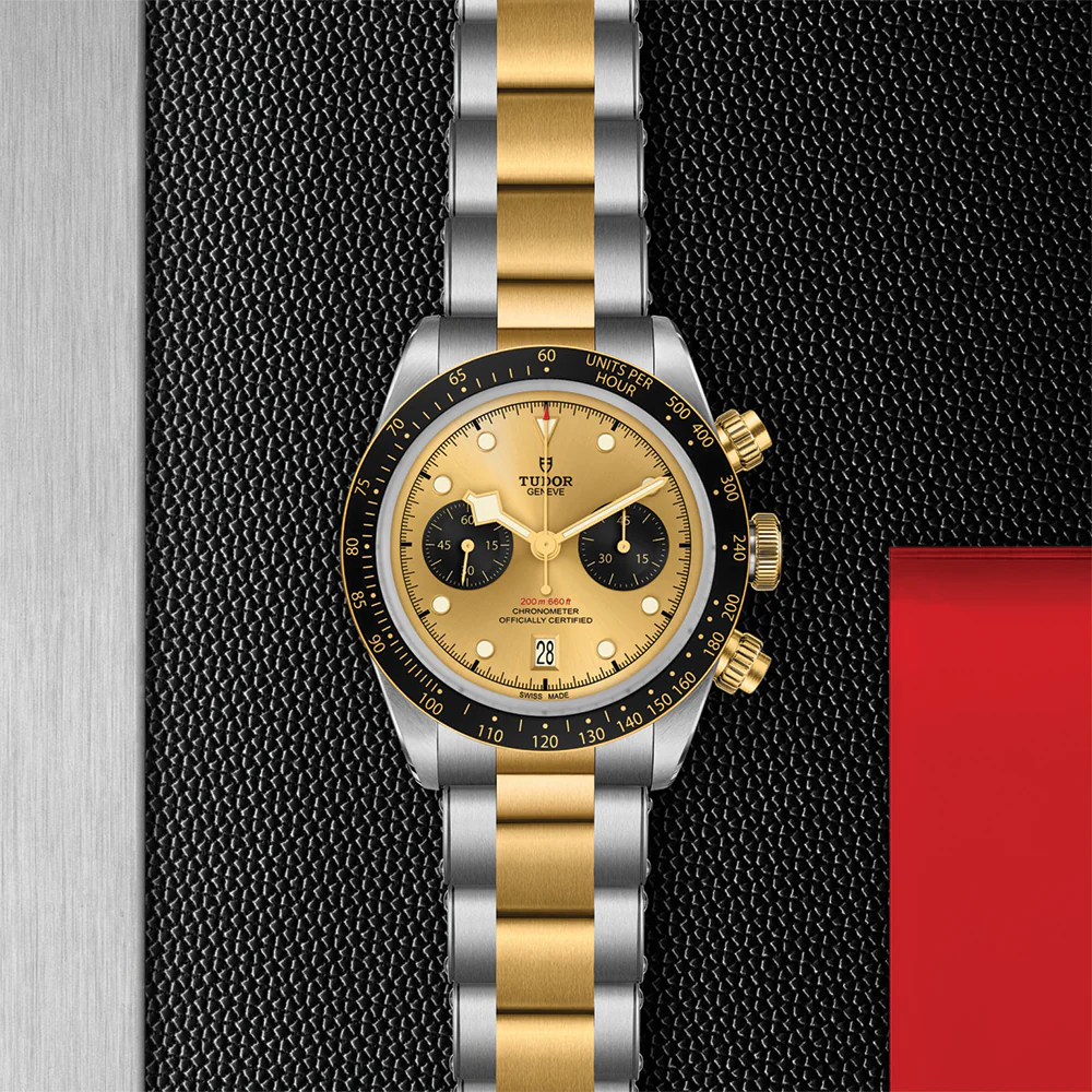 Black Bay Chrono S&G 41mm - Champagne on Bracelet - Image 2