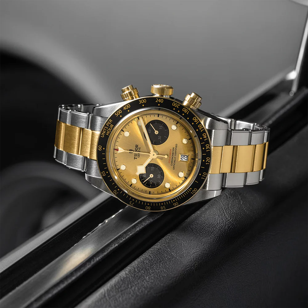 Black Bay Chrono S&G 41mm - Champagne on Bracelet - Image 4