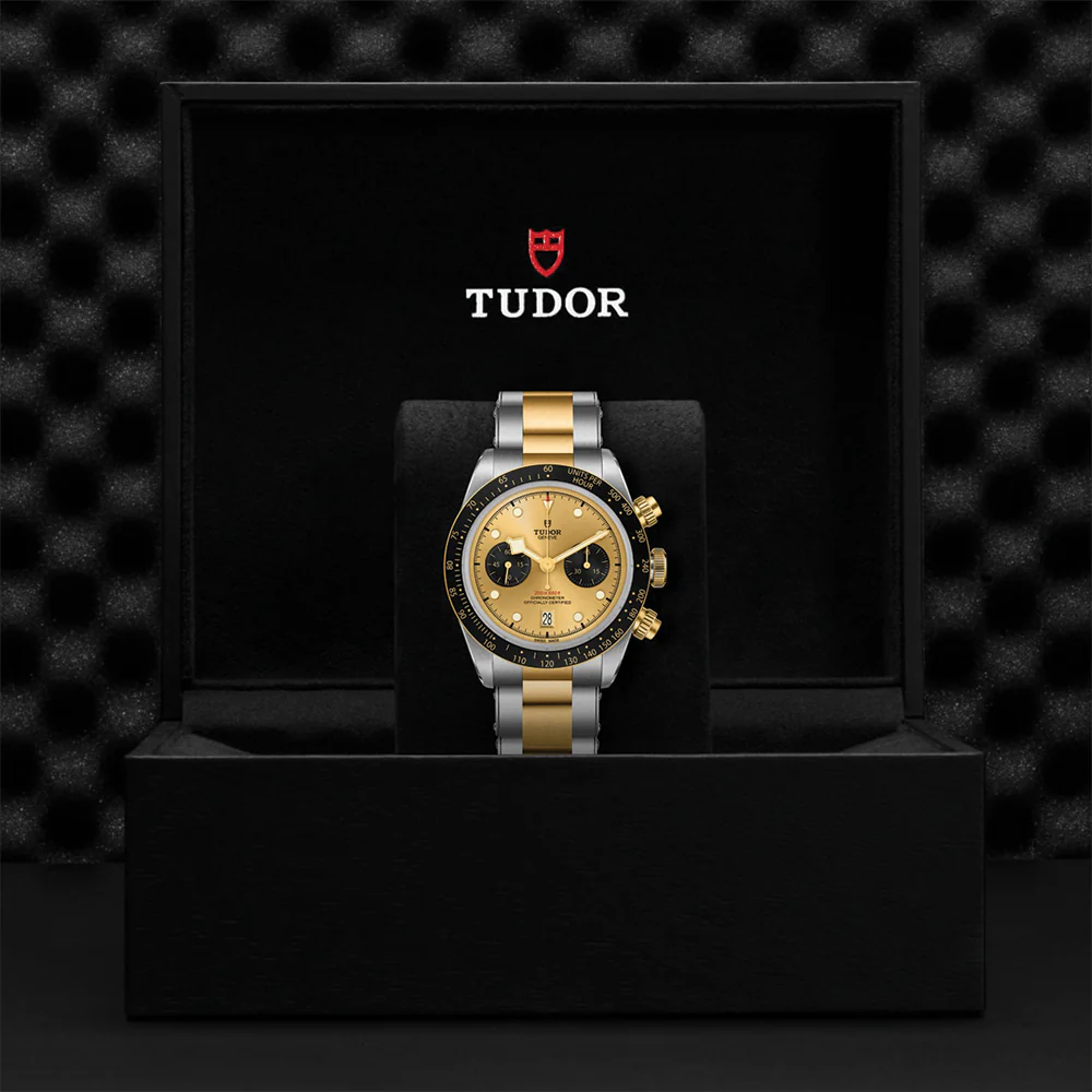 Black Bay Chrono S&G 41mm - Champagne on Bracelet - Image 7