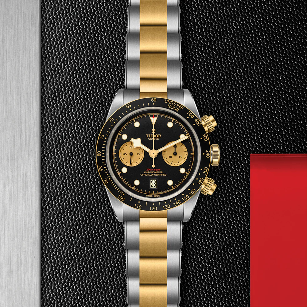 Black Bay Chrono S&G 41mm - Black on Bracelet - Image 2