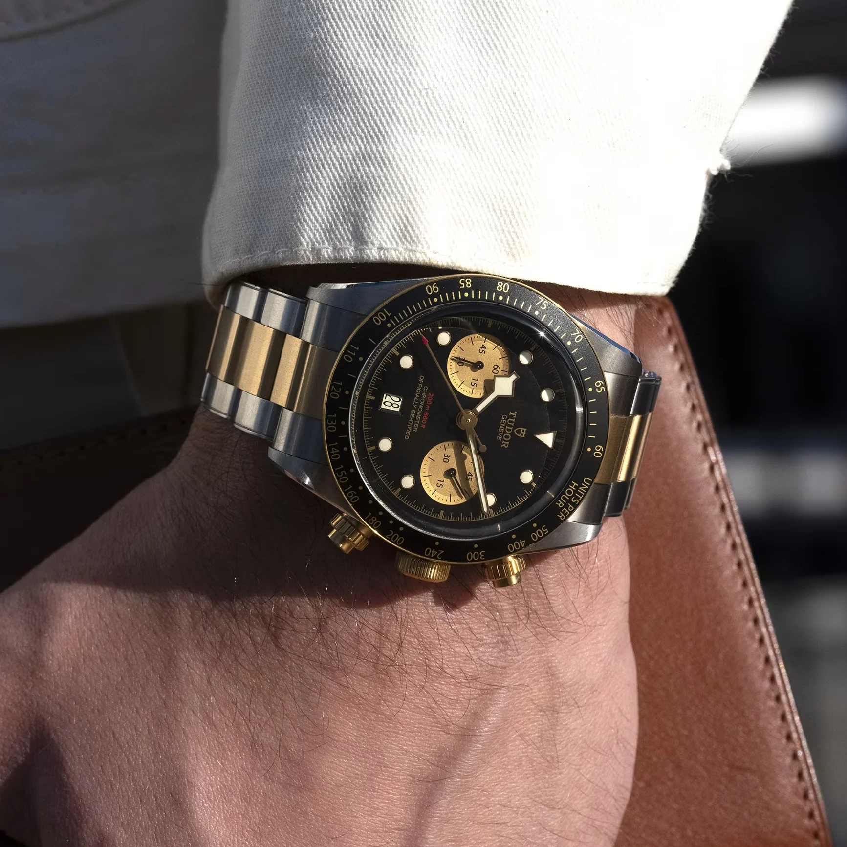 Black Bay Chrono S&G 41mm - Black on Bracelet - Image 3
