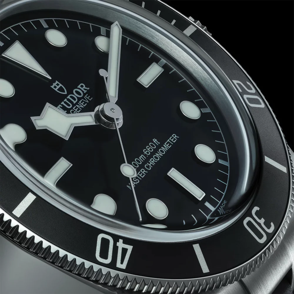 Black Bay 41mm - Black, Black Bezel on Rubber Strap - Image 5
