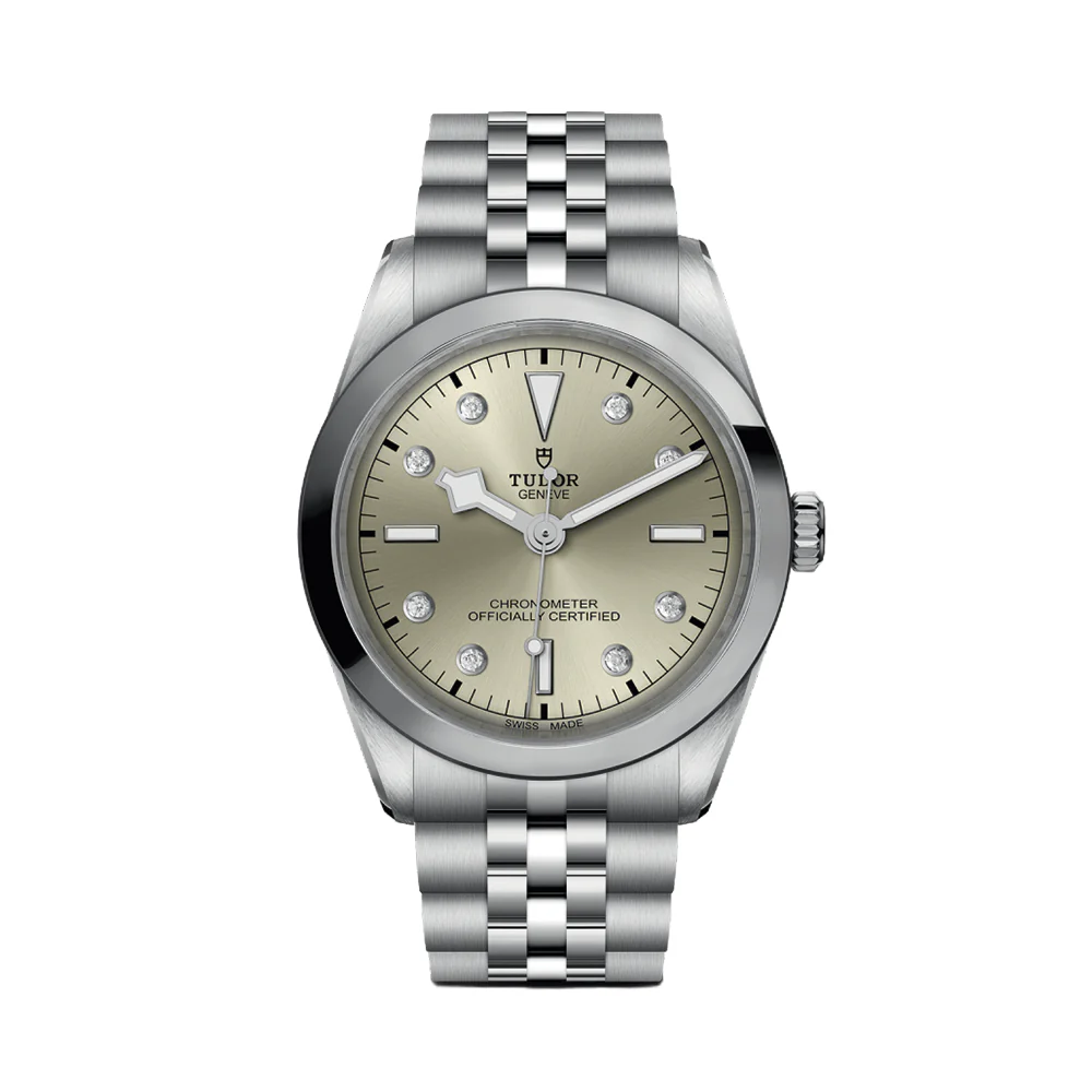 Black Bay One 36mm - Light champagne, Diamond-Set on Bracelet