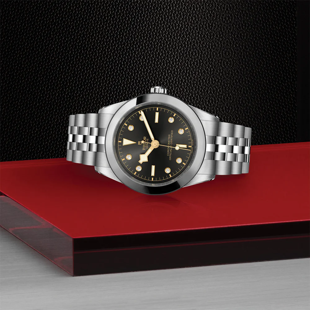 Black Bay One 39mm - Black, Diamond-Set on Bracelet - Image 3