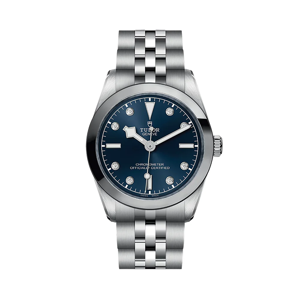 Black Bay One 31mm - Blue, Diamond-Set on Bracelet