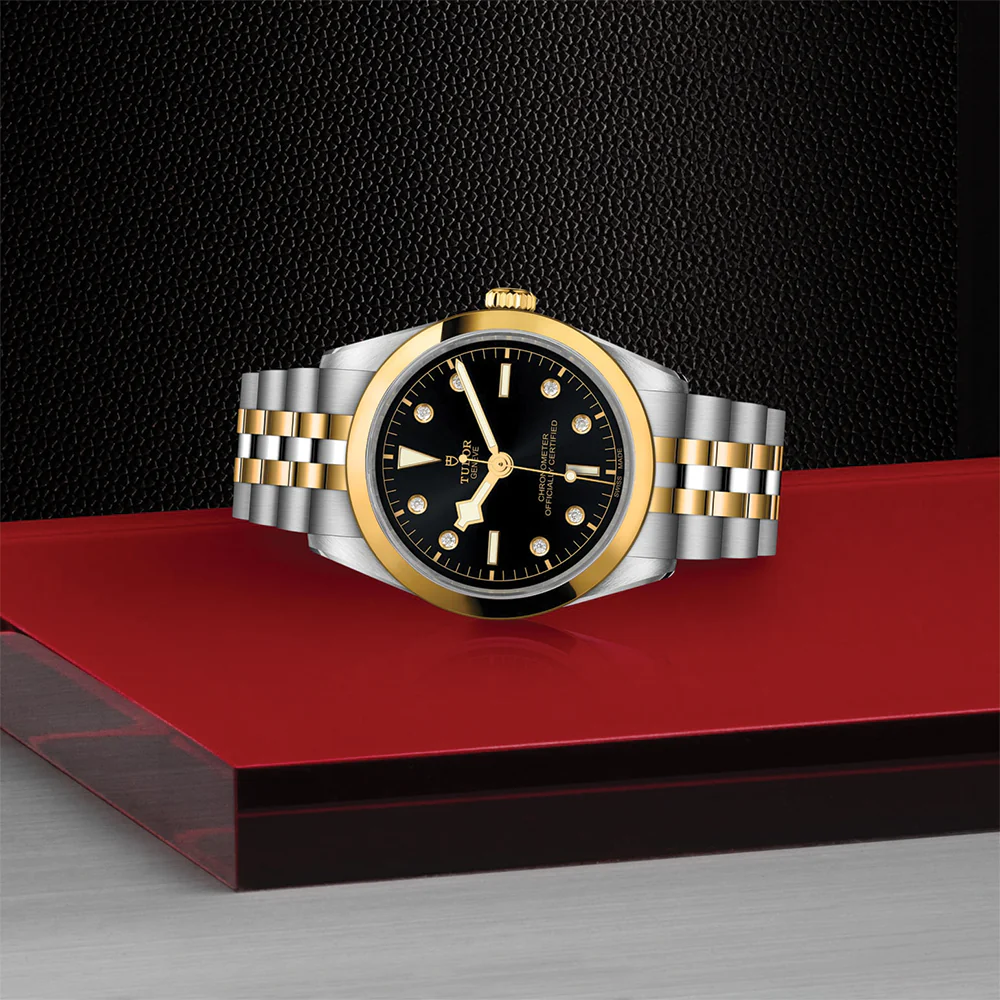 Black Bay One S&G 36mm - Black, Diamond-Set on Bracelet - Image 3