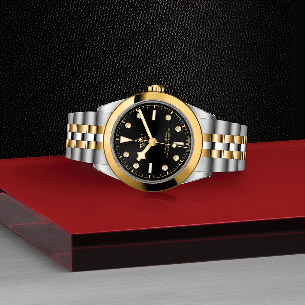 Black Bay One S&G 39mm - Black, Diamond-Set on Bracelet - Image 3
