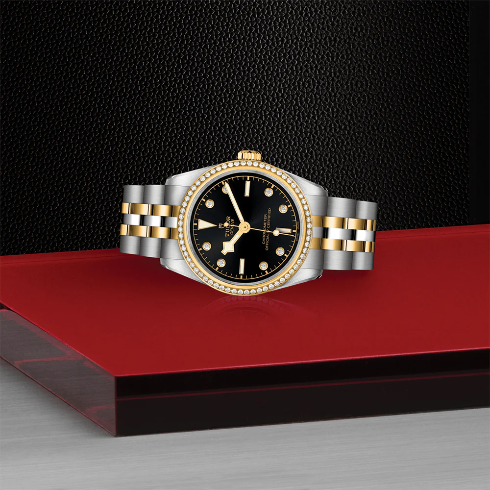 Black Bay One S&G 31mm - Black, Diamond-Set, Diamond Bezel on Bracelet - Image 3
