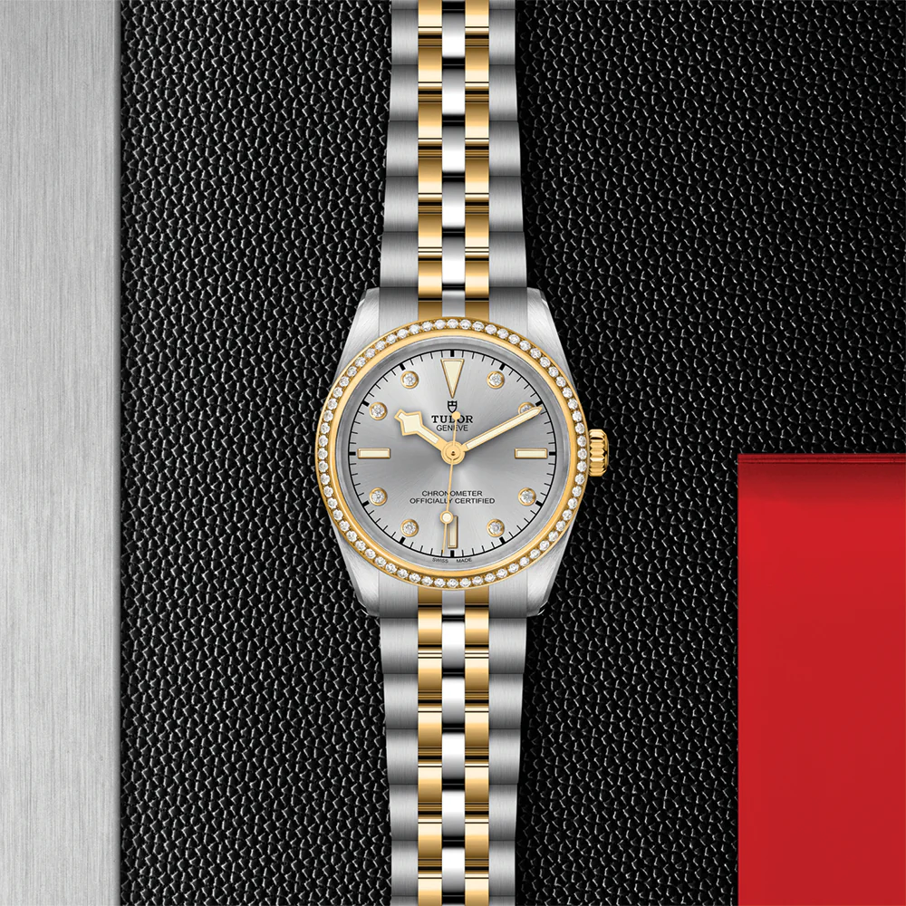 Black Bay One S&G 31mm - Silver, Diamond-Set, Diamond Bezel on Bracelet - Image 2