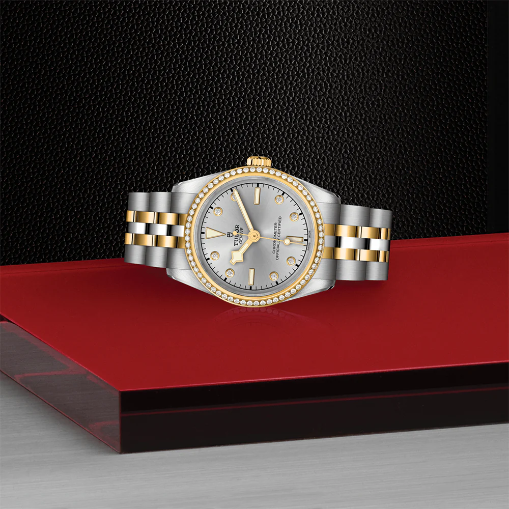 Black Bay One S&G 31mm - Silver, Diamond-Set, Diamond Bezel on Bracelet - Image 3