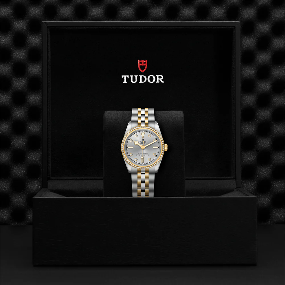 Black Bay One S&G 31mm - Silver, Diamond-Set, Diamond Bezel on Bracelet - Image 5
