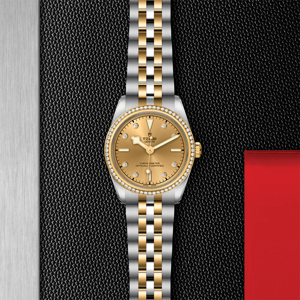 Black Bay One S&G 31mm - Champagne, Diamond-Set, Diamond Bezel on Bracelet - Image 2