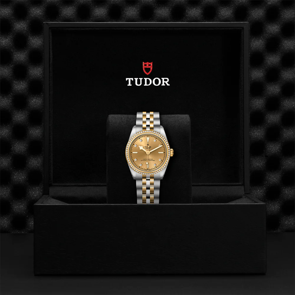 Black Bay One S&G 31mm - Champagne, Diamond-Set, Diamond Bezel on Bracelet - Image 5