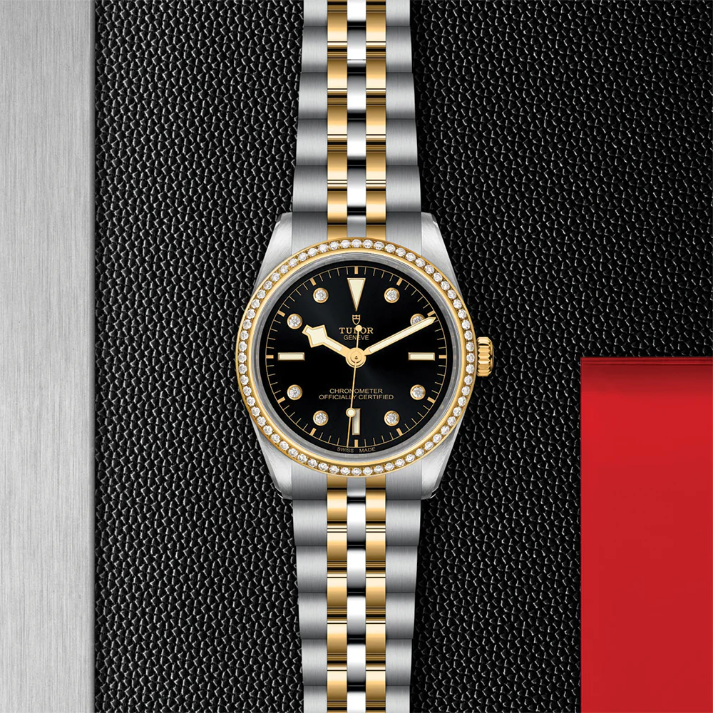 Black Bay One S&G 36mm - Black, Diamond-Set and Diamond Bezel on Bracelet - Image 2
