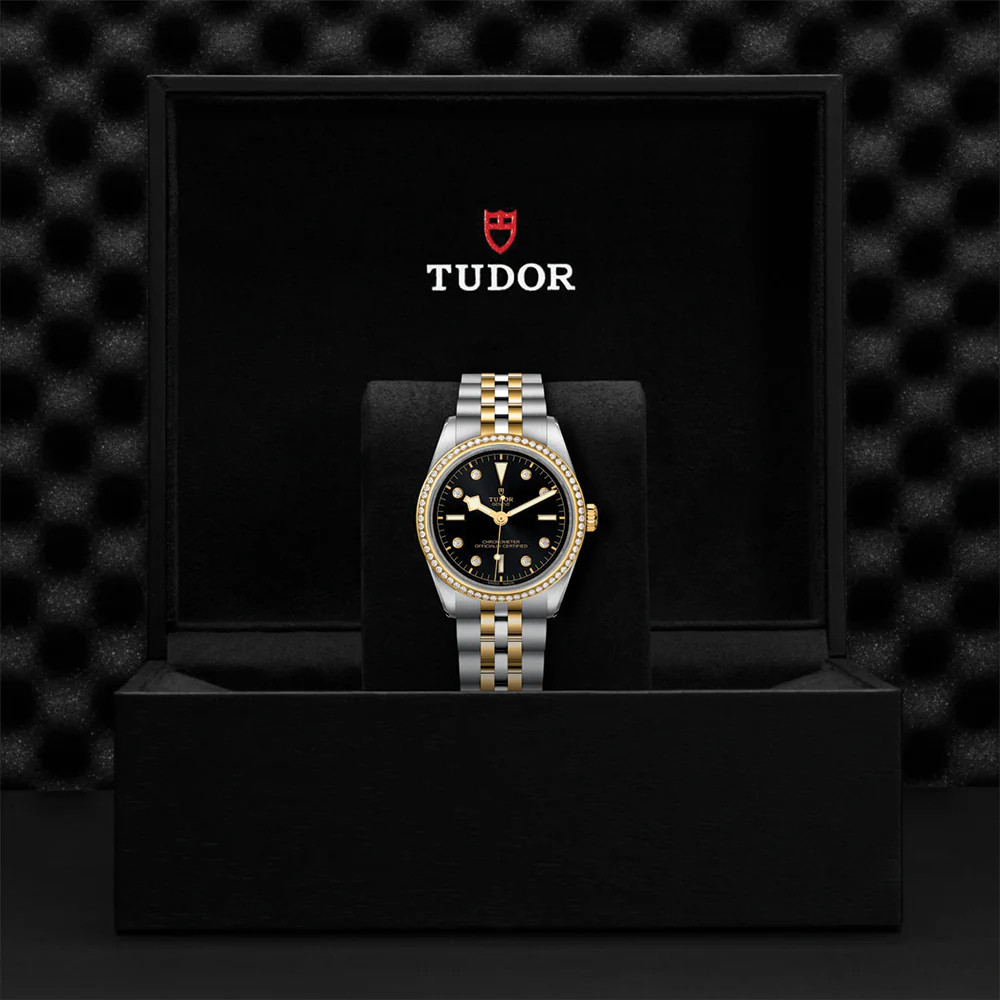 Black Bay One S&G 36mm - Black, Diamond-Set and Diamond Bezel on Bracelet - Image 5