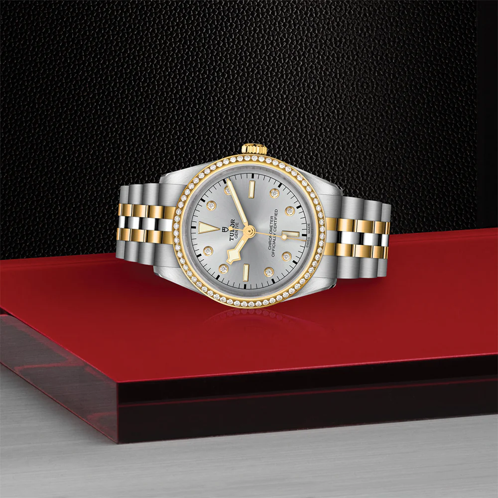 Black Bay One S&G 36mm - Silver, Diamond-Set and Diamond Bezel on Bracelet - Image 3
