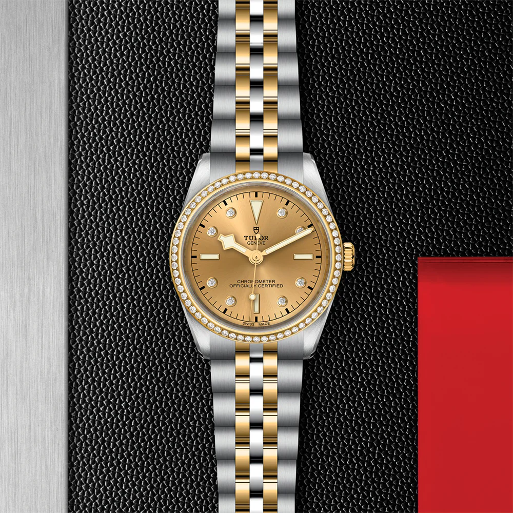 Black Bay One S&G 36mm - Champagne, Diamond-Set and Diamond Bezel on Bracelet - Image 2