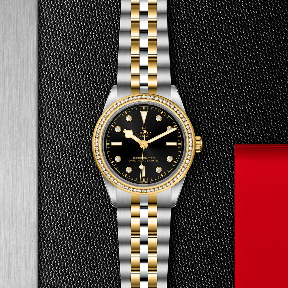 Black Bay One S&G 39mm - Black, Diamond-Set and Diamond Bezel on Bracelet - Image 2