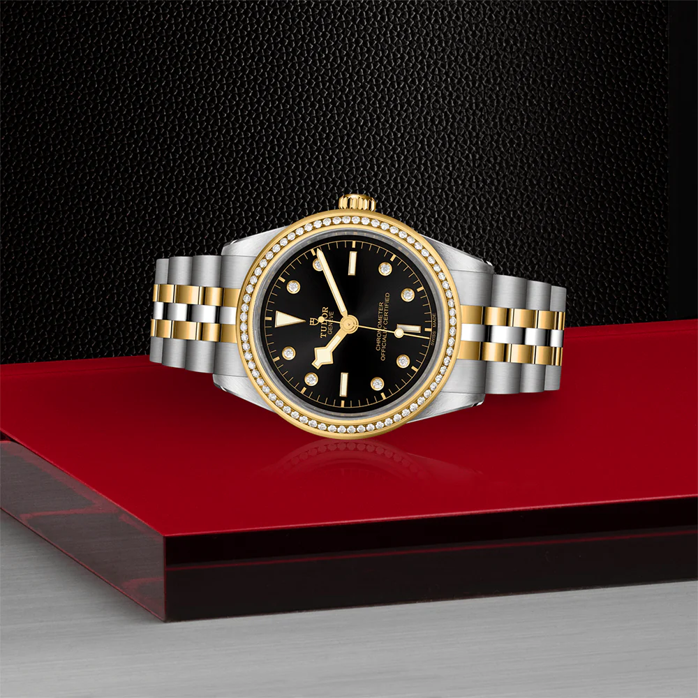 Black Bay One S&G 39mm - Black, Diamond-Set and Diamond Bezel on Bracelet - Image 3