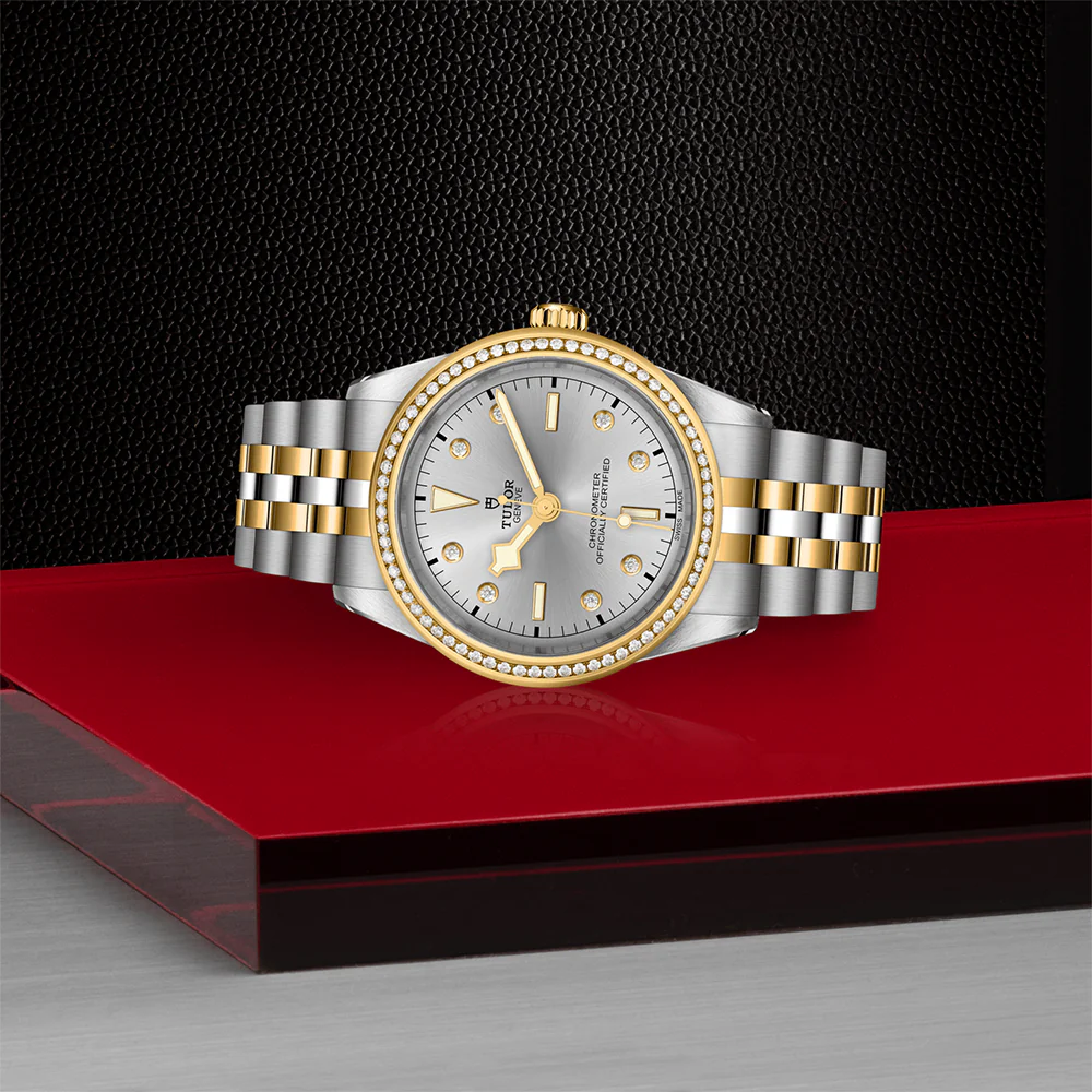 Black Bay One S&G 39mm - Silver, Diamond-Set and Diamond Bezel on Bracelet - Image 3