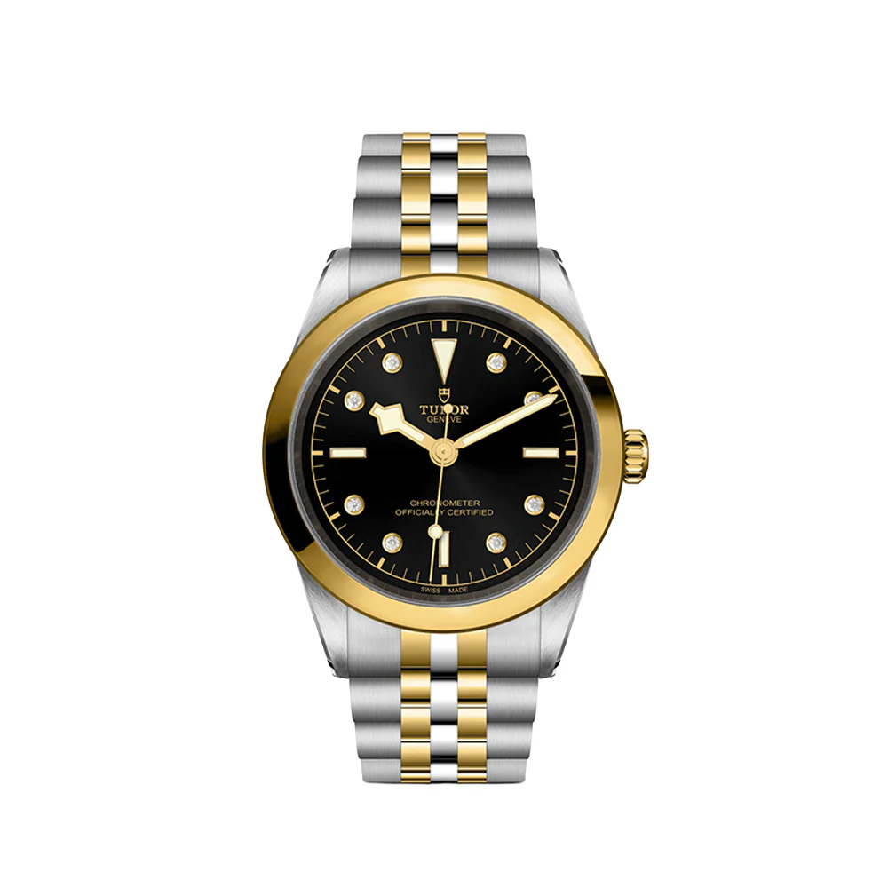 Black Bay One S&G 41mm - Black, Diamond-Set on Bracelet