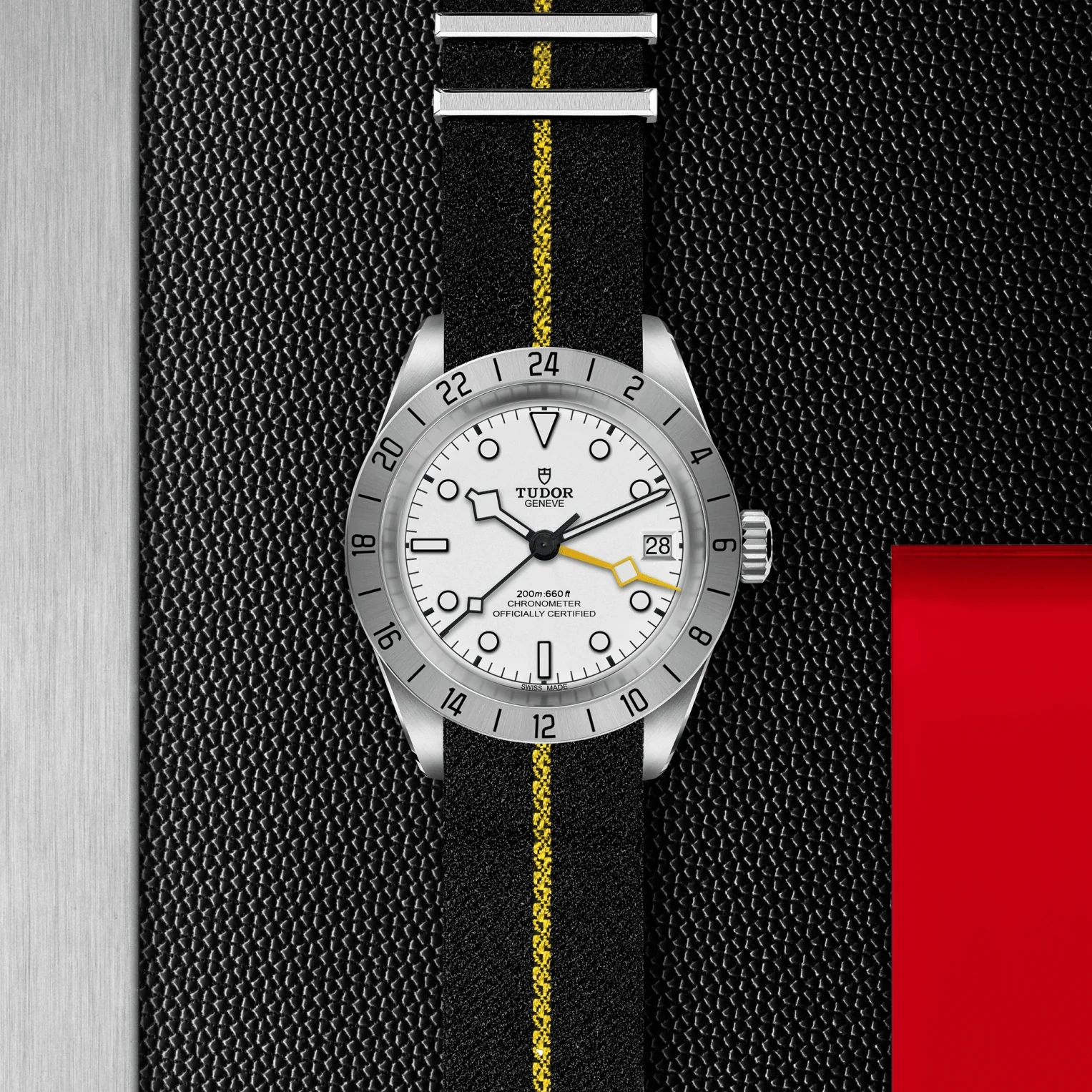 Black Bay Pro GMT 39mm - Opaline on Fabric Strap - Image 2