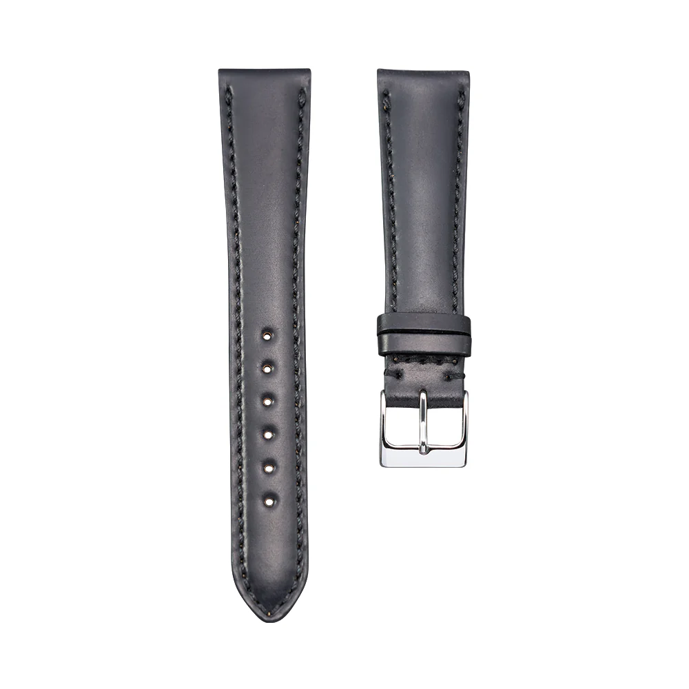Black Shell Cordovan Leather Strap