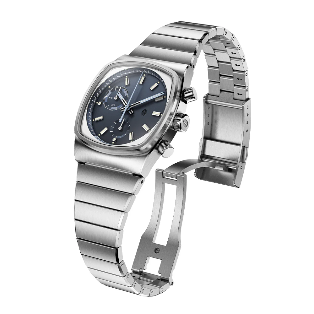 Brew Metric Teddy Baldassarre Edition 36mm - Blue on Bracelet - Image 11