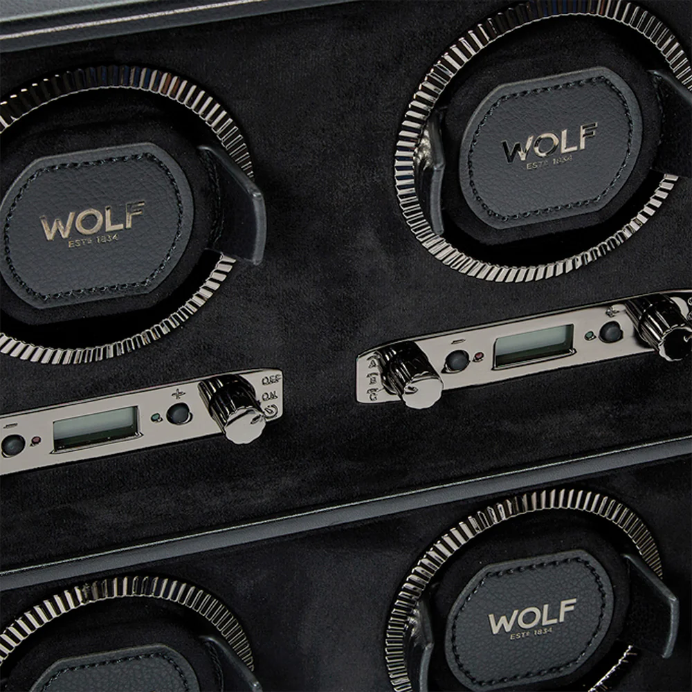 British Racing 6 Piece Watch Winder - Black - Image 5