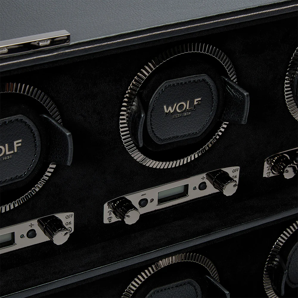 British Racing 8 Piece Watch Winder - Black - Image 5