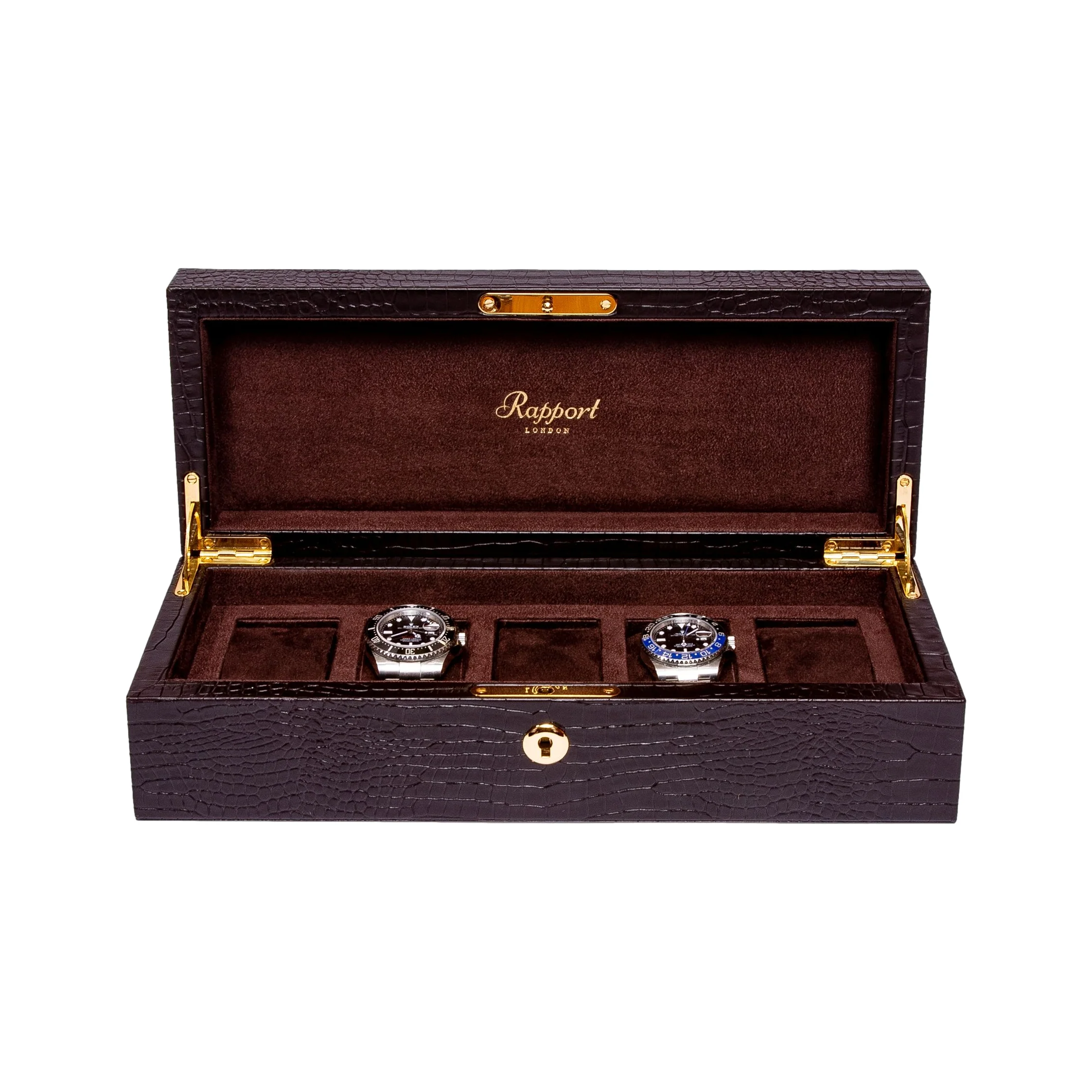 Brompton Five Watch Box - Brown - Image 2