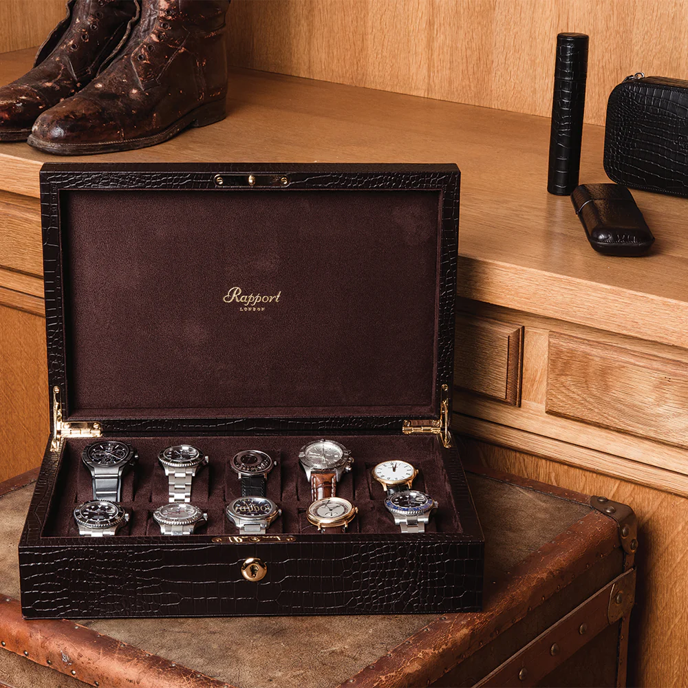 Brompton Ten Watch Box - Brown - Image 3