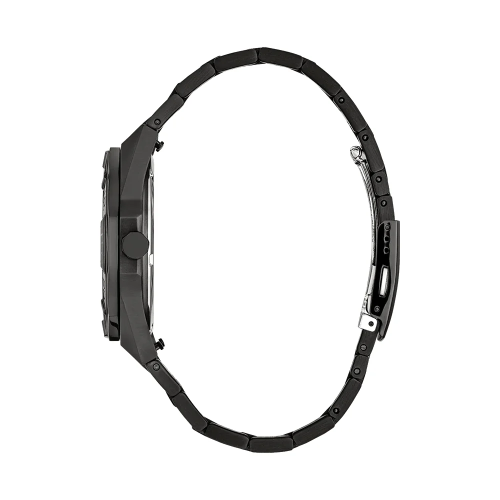 Brycen Sport Casual Eco-Drive 42mm - Black on Bracelet - Image 3
