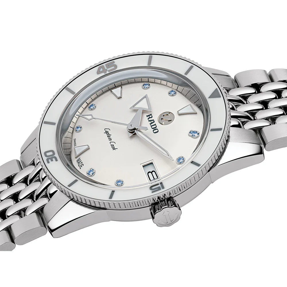 Captain Cook Automatic 37mm - White on Bracelet - Image 3