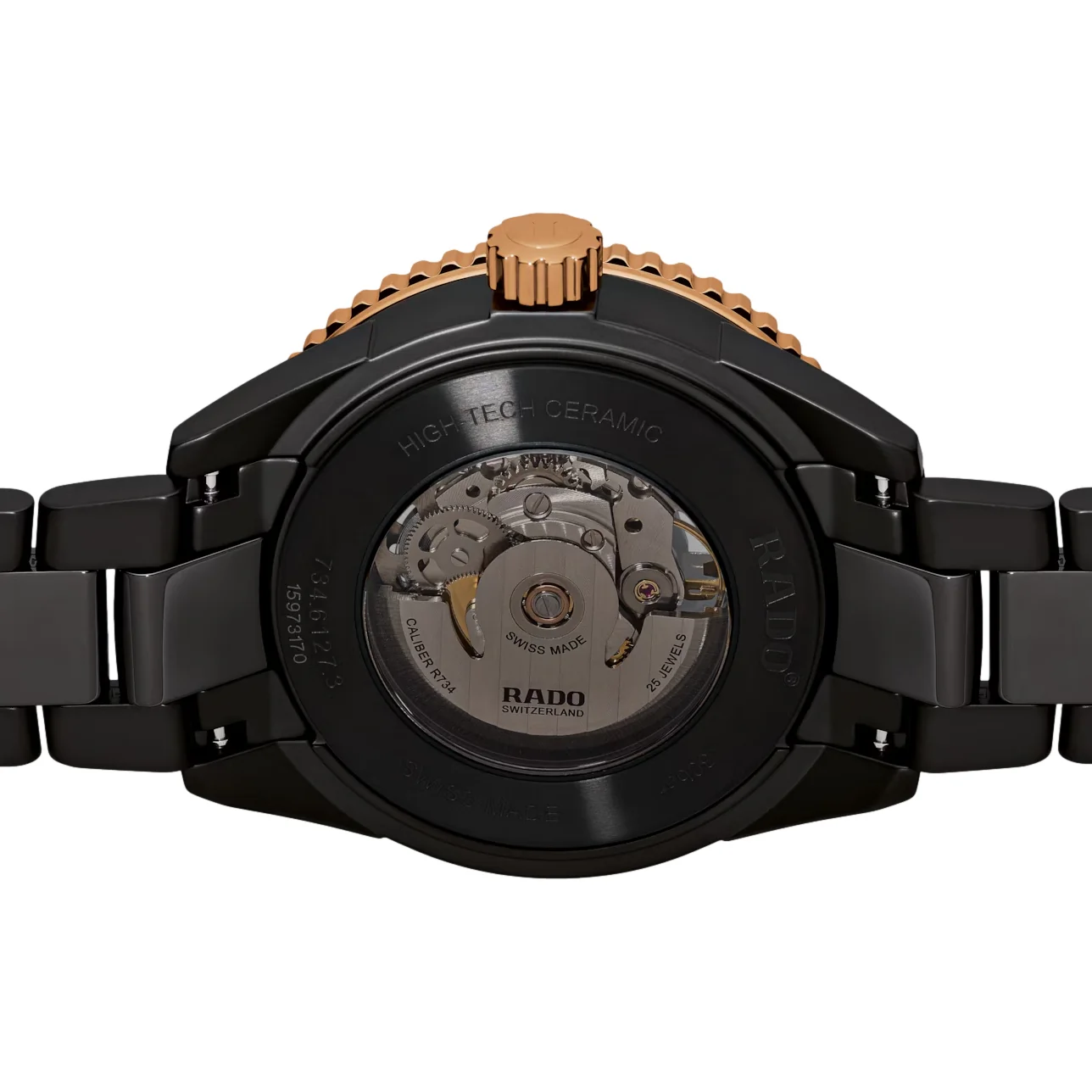 Captain Cook Automatic High-Tech Ceramic 43mm - Black and Gold-Tone Accents on Bracelet - Image 4