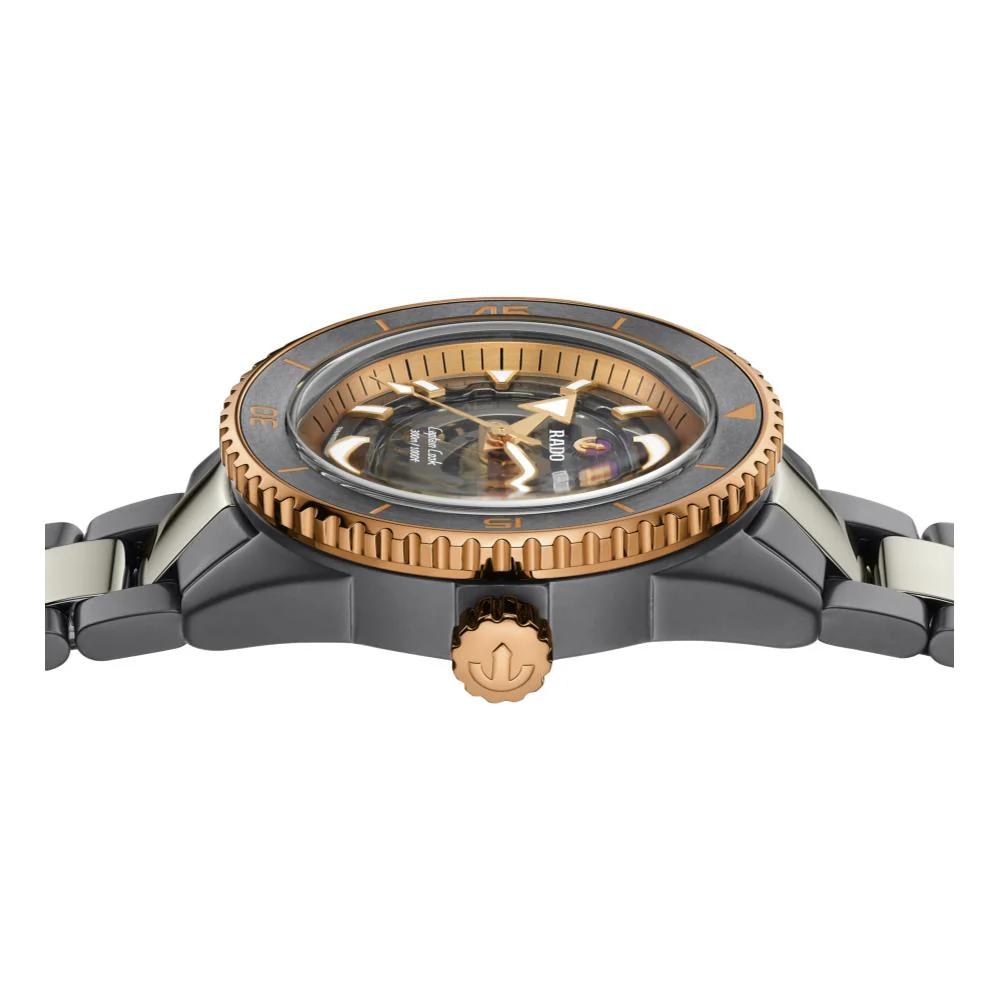 Captain Cook Automatic High-Tech Ceramic 43mm - Silver and Rose-Gold Accents on Bracelet - Image 3