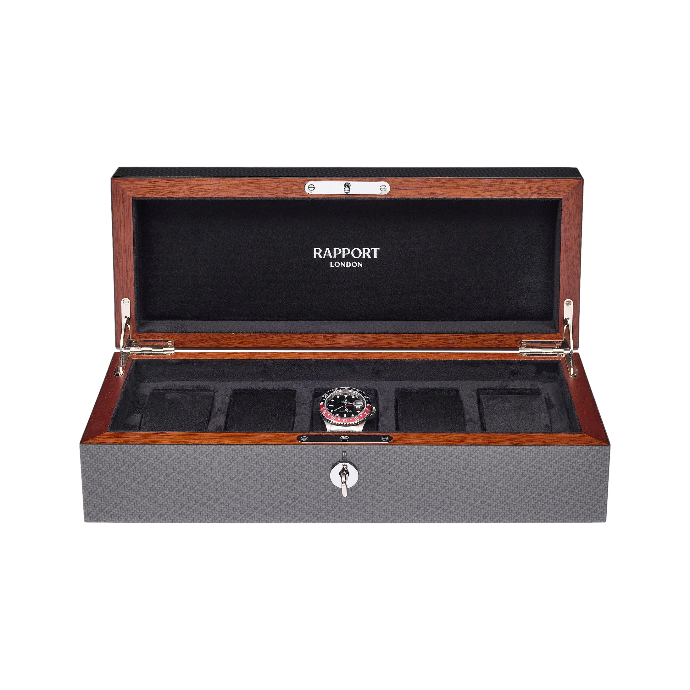 Five Watch Box - Carbon Fiber - Image 2