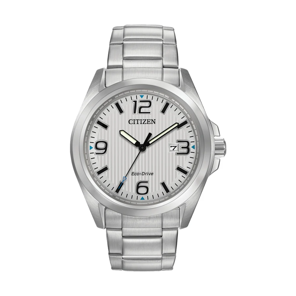 Garrison Eco-Drive 43mm - Silver on Bracelet