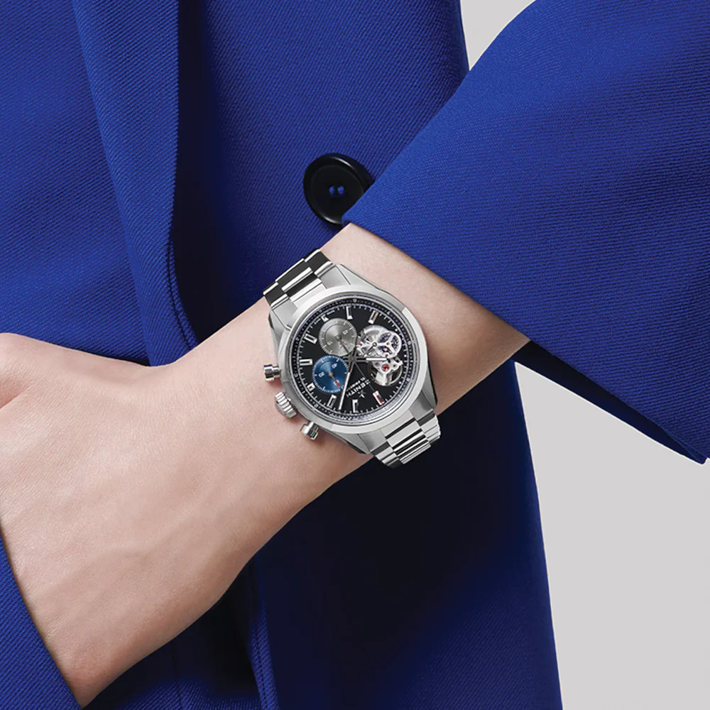 Chronomaster Open 39.5mm - Black on Bracelet - Image 2