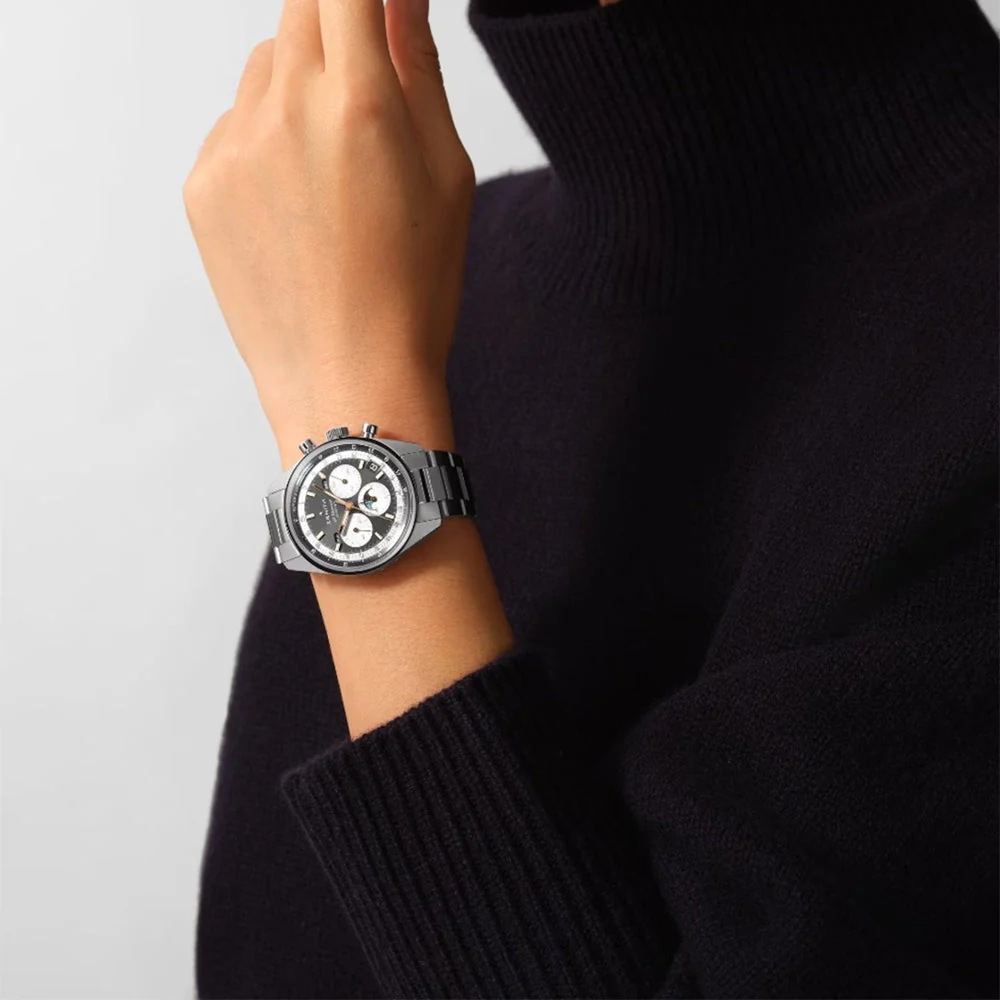 Chronomaster Original Triple Calendar 38mm - Grey on Bracelet - Image 2