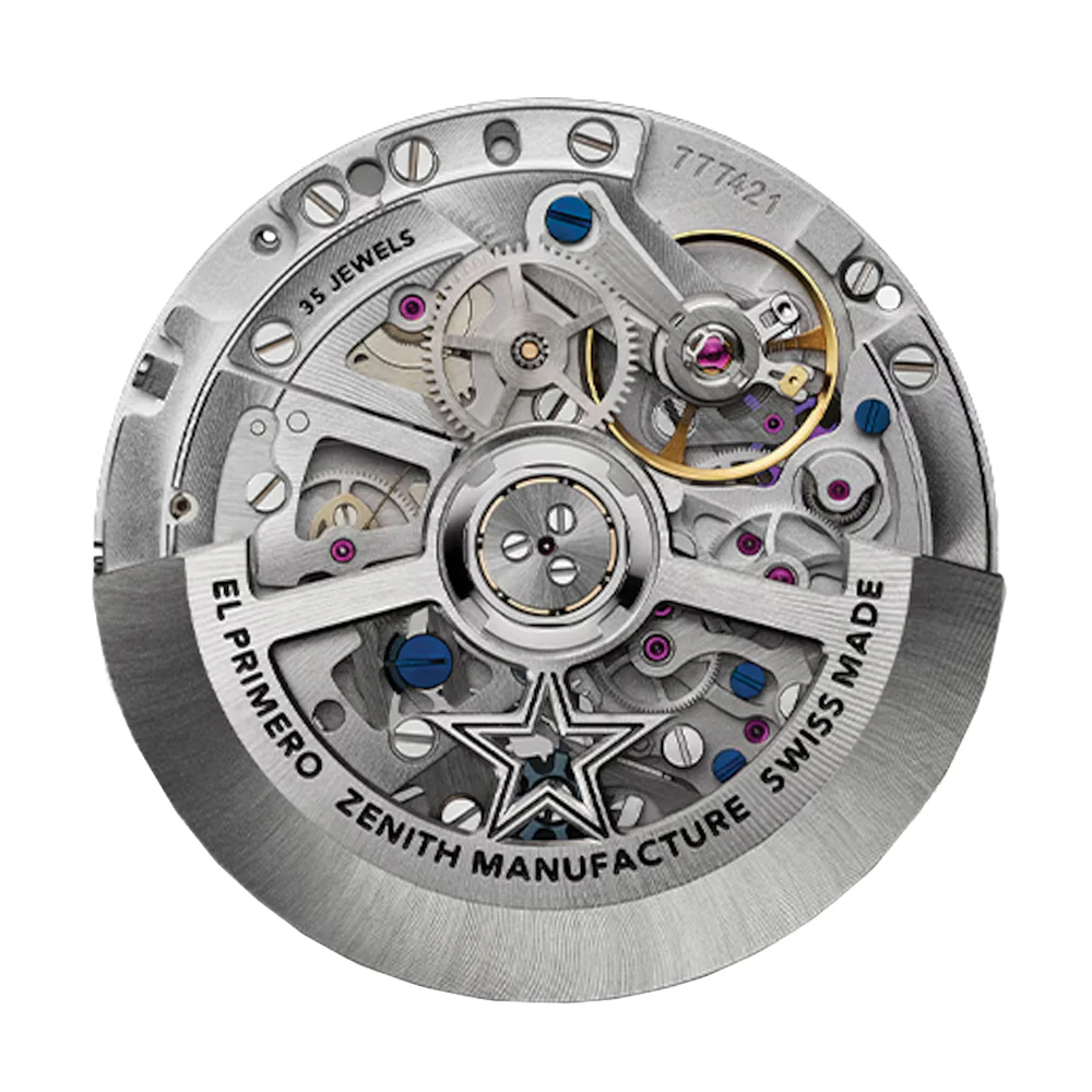 Chronomaster Original Triple Calendar Rose Gold 38mm - Black on Leather Strap - Image 7