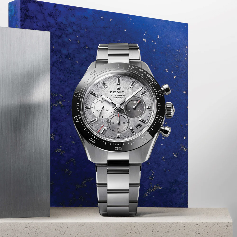 Chronomaster Sport 41mm - Meteorite on Bracelet w/ Extra Rubber Strap - Image 2