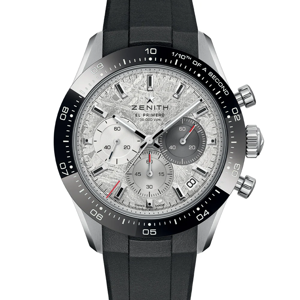 Chronomaster Sport 41mm - Meteorite on Bracelet w/ Extra Rubber Strap - Image 6