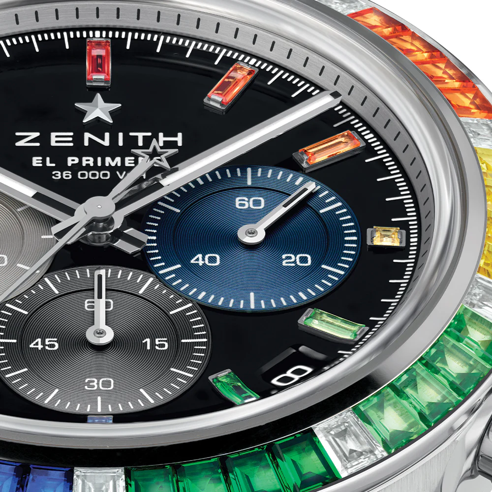 Chronomaster Sport Rainbow 41mm - Black on Bracelet - Image 3