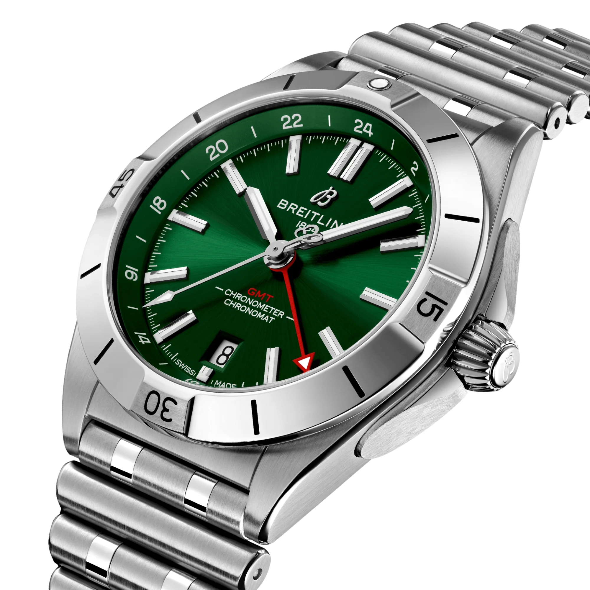 Chronomat Automatic GMT 40mm - Green on Bracelet - Image 2